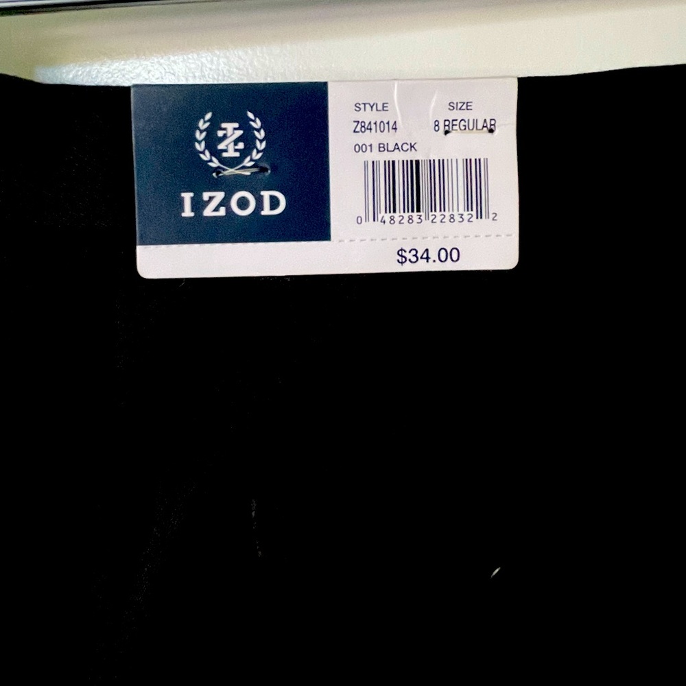 Boys IZOD size 8 black suit pants